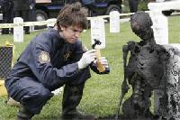 Click to watch 'The Man in the Morgue' (popup) Bones